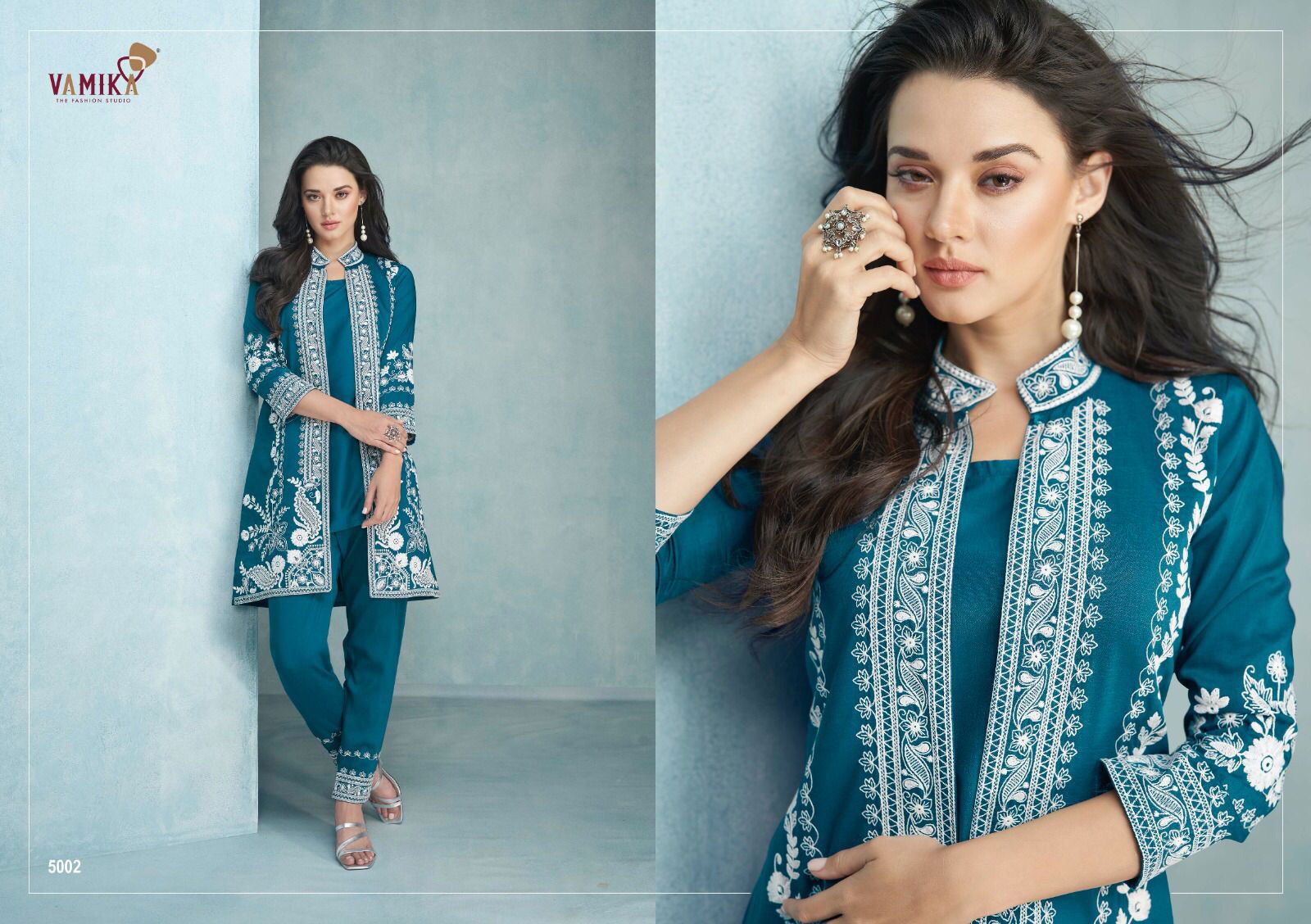 Veera By Vamika Styles Western Top With Bottom Wholesale Shop In Surat
